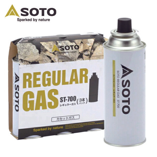 新富士 SOTOレギュラーガス 3本パック ST-7001