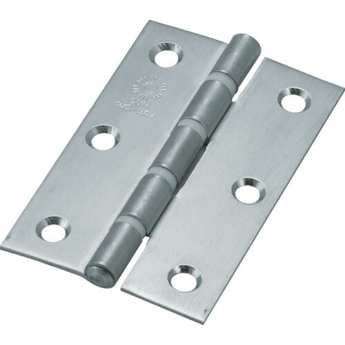 TRUSCO ステンレス製厚口蝶番 ナイロンリング入 全長64mm (4個入) ST888NR64HL トラスコ