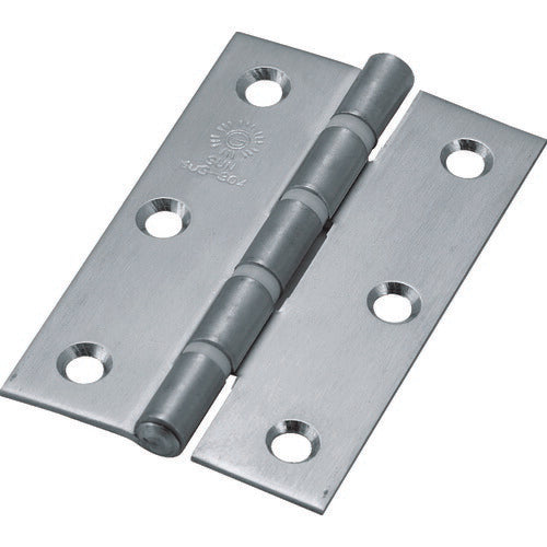 TRUSCO ステンレス製厚口蝶番 ナイロンリング入 全長76mm (4個入) ST888NR76HL トラスコ