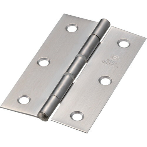 TRUSCO ステンレス製中厚蝶番 ナイロンリング入 全長89mm (4個入) ST999NR89HL トラスコ