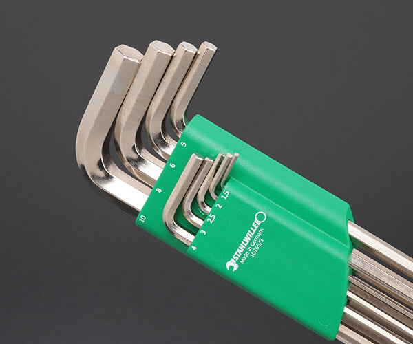 日本正規品 スタビレー 六角棒レンチセット (ロング) (10765/9)(4018754332557) STAHLWILLE