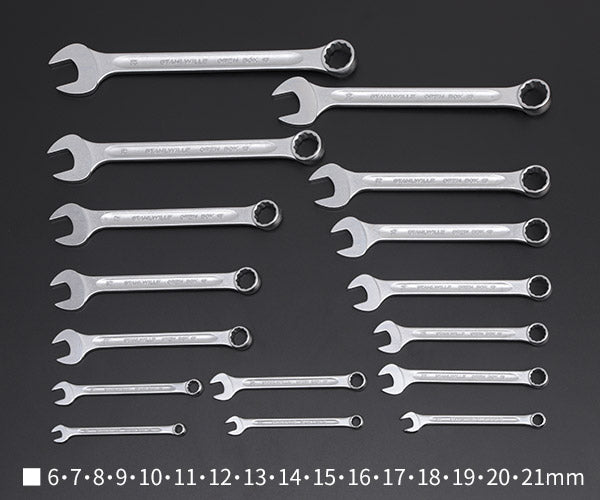 日本正規品 スタビレー 片目片口スパナセット (13/26)(4018754080618) STAHLWILLE