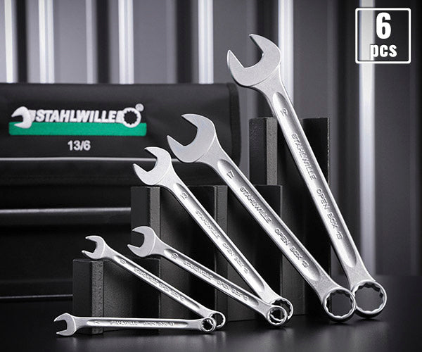 日本正規品 スタビレー (MINI)片目片口スパナセット (13/6)(4018754122875) STAHLWILLE