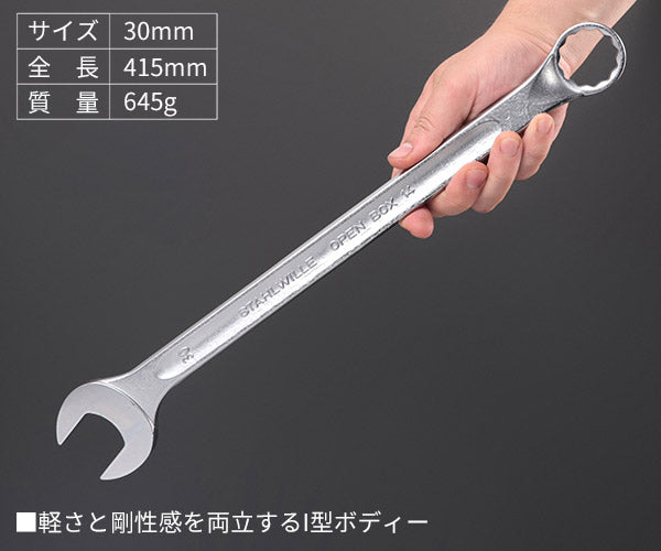 日本正規品 スタビレー 片目片口スパナ(ロング) (14-30)(4018754019373) STAHLWILLE