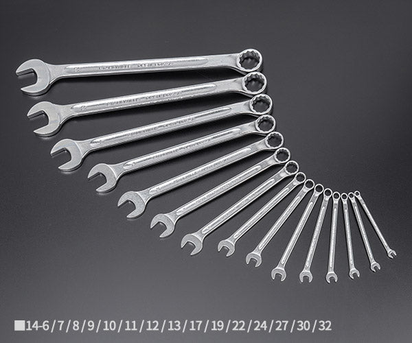 日本正規品 スタビレー 片目片口スパナセット(ロング) (14/15)(4018754080700) STAHLWILLE