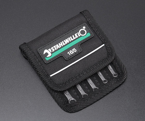 日本正規品 スタビレー 六角片目片口スパナセット (16/5PC)(4018754080694) STAHLWILLE