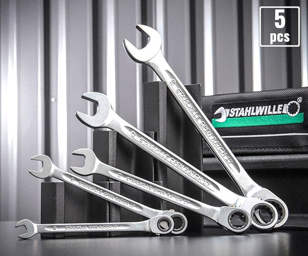 日本正規品 スタビレー ラチェットコンビネーションレンチセット (17/5)(4018754239306) STAHLWILLE