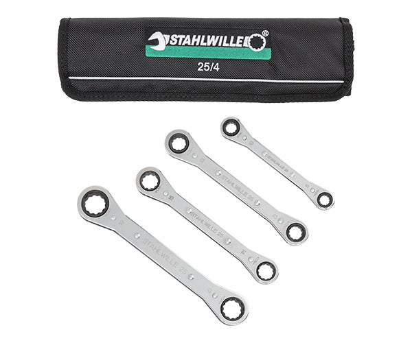 日本正規品 スタビレー 板ラチェットメガネセット (25/4)(4018754081134) STAHLWILLE