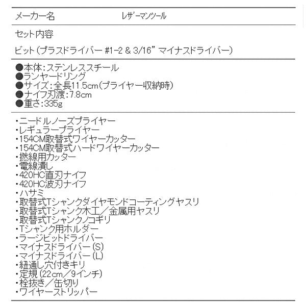LEATHERMAN SUR-N マルチツール SURGE サージ ナイロンケース付き 国内正規品 レザーマン