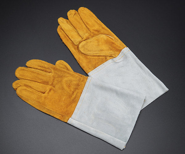 SUZUKID P-106 本皮溶接用裏出し手袋(5本指) スター電器