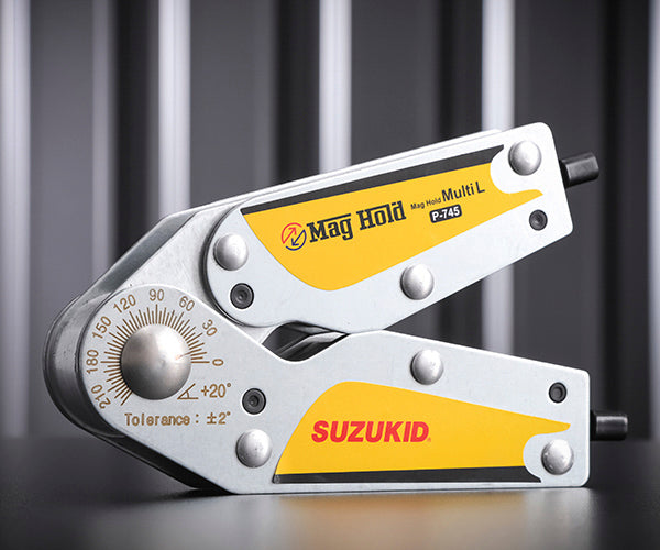 SUZUKID P-745 マグホールドマルチL溶接作業用 強磁力マグネット 磁力ON/OFFスイッチ式 スター電器