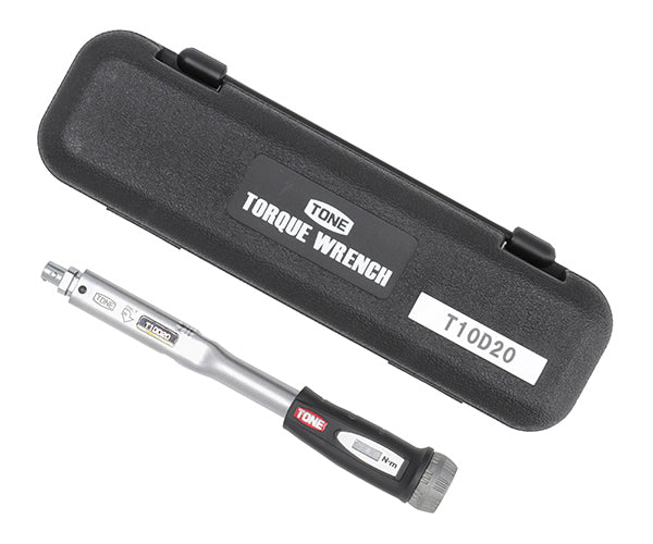 TONE プレセット形トルクレンチ(ダイレクトセット・差替式) トルク調整範囲4~20N・m (T10D20)(4953488386806) トネ