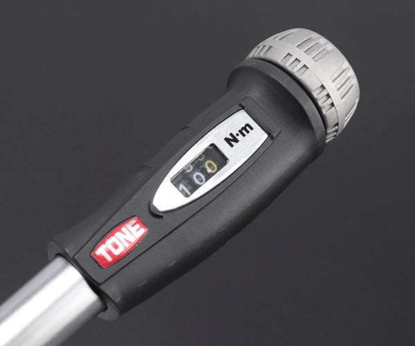 TONE プレセット形トルクレンチ(ダイレクトセット・差替式) トルク調整範囲10~50N・m (T12D50)(4953488386813) トネ