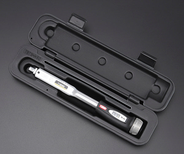 TONE プレセット形トルクレンチ(ダイレクトセット・差替式) トルク調整範囲10~50N・m (T12D50)(4953488386813) トネ