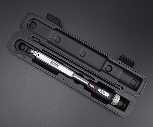 TONE プレセット形トルクレンチ(ダイレクトセット・差替式) トルク調整範囲20~100N・m (T15D100)(4953488386820) トネ