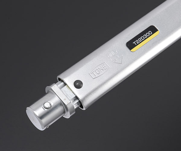 TONE プレセット形トルクレンチ(ダイレクトセット・差替式) トルク調整範囲40~300N・m (T22D300)(4953488386851) トネ