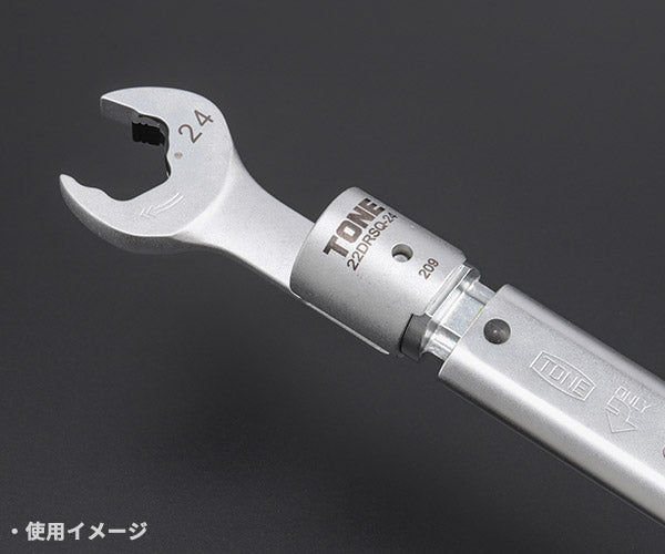 TONE プレセット形トルクレンチ(ダイレクトセット・差替式) トルク調整範囲40~300N・m (T22D300)(4953488386851) トネ