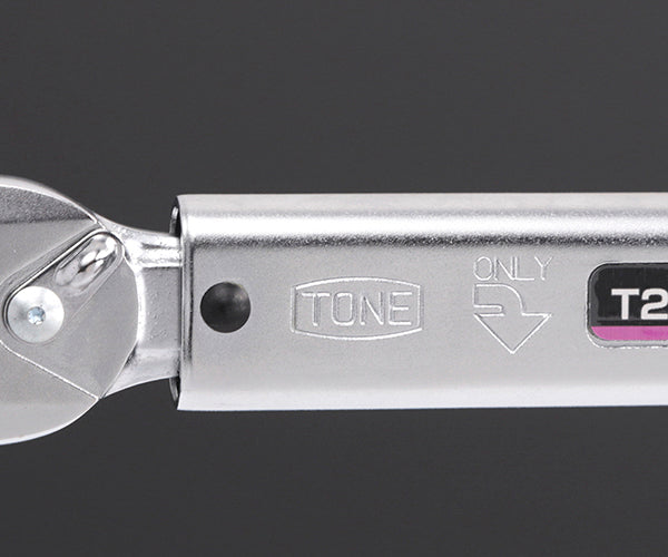 TONE プレセット形トルクレンチ(ダイレクトセットタイプ) トルク調整範囲2~10N・m 最小目盛0.2N・m 差込角6.35mm (T2MN10-QL)(4953488421453) トネ