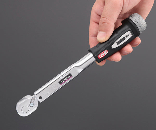 TONE プレセット形トルクレンチ(ダイレクトセットタイプ)差込6.35mm L222mm (T2MN6-QL)(4953488418286) トネ