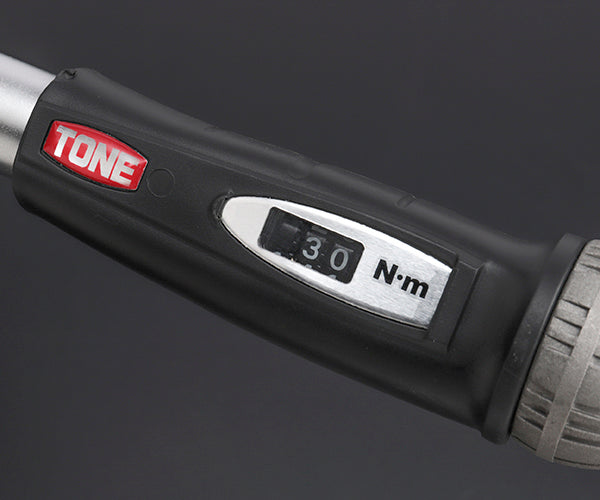 TONE プレセット形トルクレンチ(ダイレクトセットタイプ)差込12.7mm L450mm (T4MN140-QL)(4953488418354) トネ