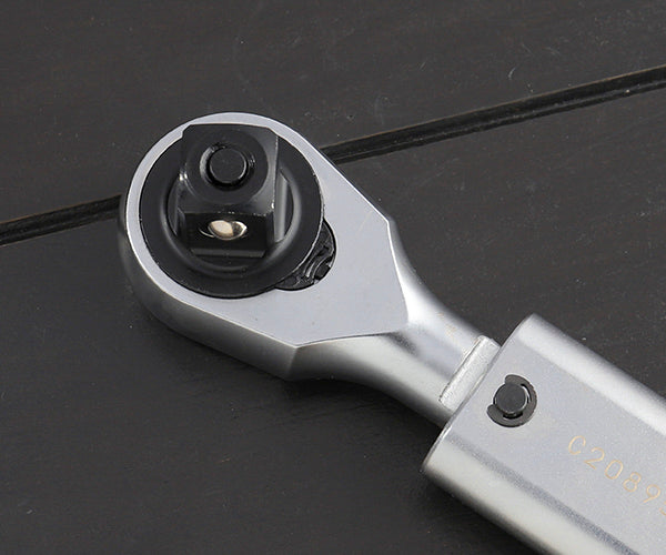 TONE プレセット形トルクレンチ(ダイレクトセット・コンパクトヘッドホールドタイプ) トルク調整範囲30~140N・m 差込角12.7mm (T4MN140CH-QL)(4953488421125) トネ