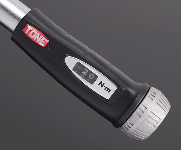 TONE プレセット形トルクレンチ ダイレクトセット・左右ネジ用 トルク調整範囲30~140N・m (T4MN140R)(4953488306705) トネ