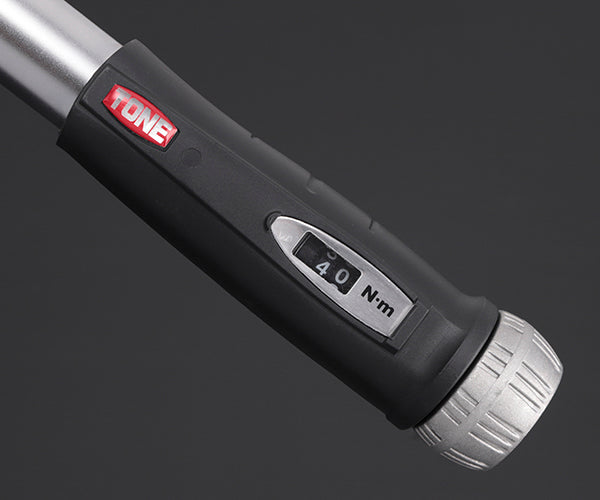 TONE プレセット形トルクレンチ(ダイレクトセットタイプ) 差込角12.7mm トルク調整範囲40~200N・m (T4MN200)(4953488189339) トネ