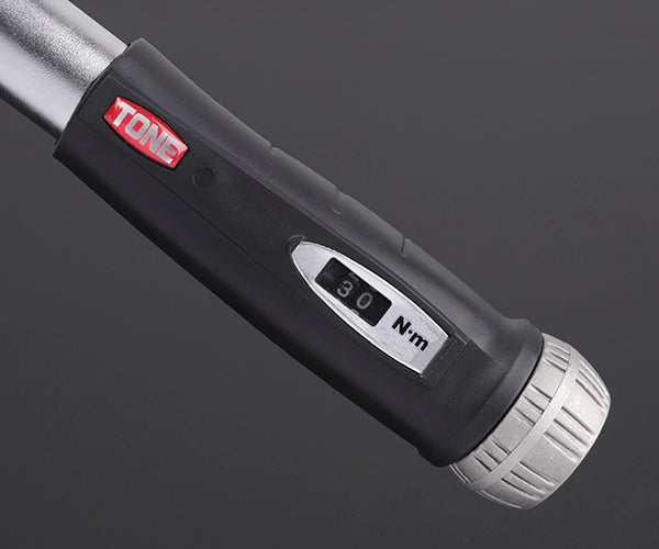 TONE プレセット形トルクレンチ ダイレクトセット・左右ネジ用 トルク調整範囲40~200N・m (T4MN200R)(4953488306712) トネ