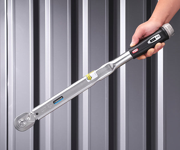 TONE プレセット形トルクレンチ ダイレクトセット・左右ネジ用 トルク調整範囲40~200N・m (T4MN200R)(4953488306712) トネ