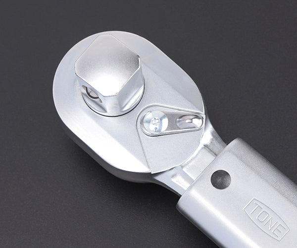 TONE プレセット形トルクレンチ ダイレクトセット・左右ネジ用 差込角19mm 全長716mm (T6MN300R)(4953488306729) トネ