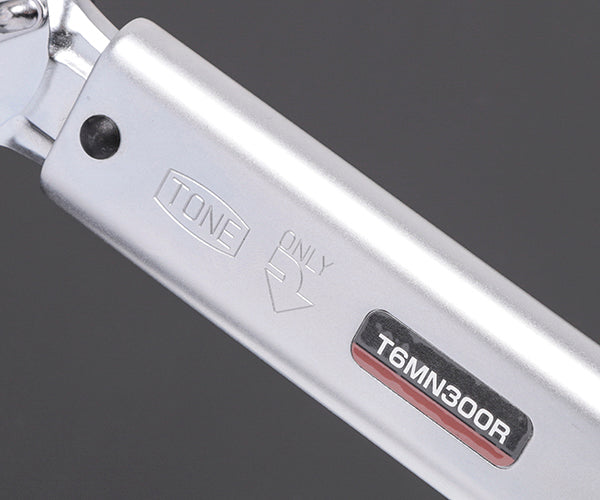 TONE プレセット形トルクレンチ ダイレクトセット・左右ネジ用 差込角19mm 全長716mm (T6MN300R)(4953488306729) トネ
