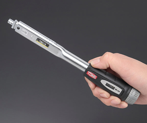 TONE プレセット形トルクレンチ(ダイレクトセット・差替式) トルク調整範囲3~13N・m (T8D13)(4953488386790) トネ