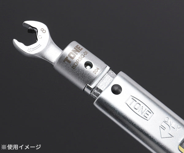 TONE プレセット形トルクレンチ(ダイレクトセット・差替式) トルク調整範囲3~13N・m (T8D13)(4953488386790) トネ