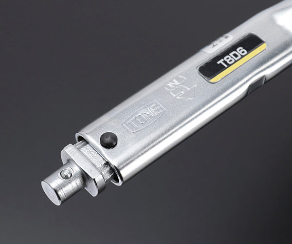 TONE プレセット形トルクレンチ(ダイレクトセット・差替式) トルク調整範囲1~6N・m (T8D6)(4953488386783) トネ