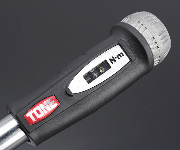 TONE プレセット形トルクレンチ(ダイレクトセット・差替式) トルク調整範囲1~6N・m (T8D6)(4953488386783) トネ