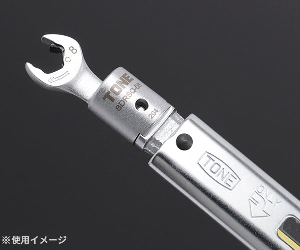 TONE プレセット形トルクレンチ(ダイレクトセット・差替式) トルク調整範囲1~6N・m (T8D6)(4953488386783) トネ