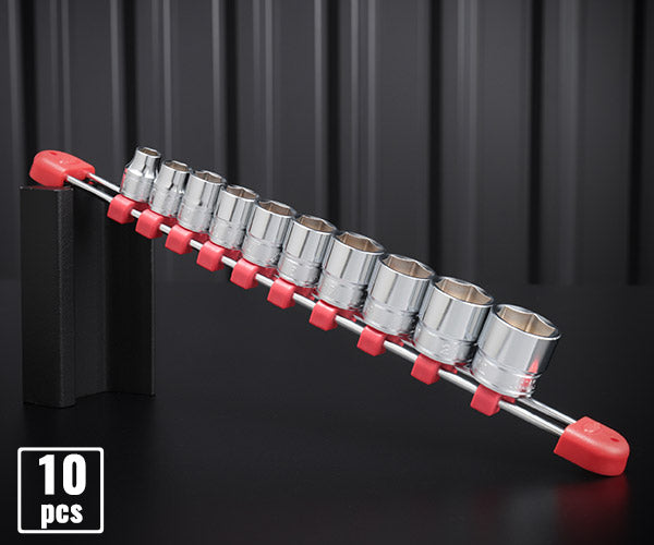 KTC TB310EM ソケット10点セット ホルダー付 (B3-08,10,12,13,14,15,17,19,21,22,EHB310) 差込角9.5mm(9.5sq.)(3/8) エヒメマシンオリジナルセット