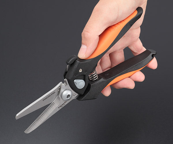 TRUSCO 万能ハサミ (ストレートタイプ) TBH-205 トラスコ ステンレスハサミ