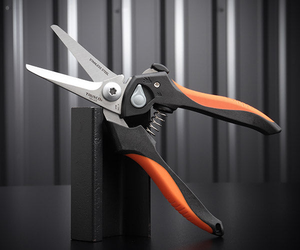 TRUSCO 万能ハサミ (ストレートタイプ) TBH-205 トラスコ ステンレスハサミ