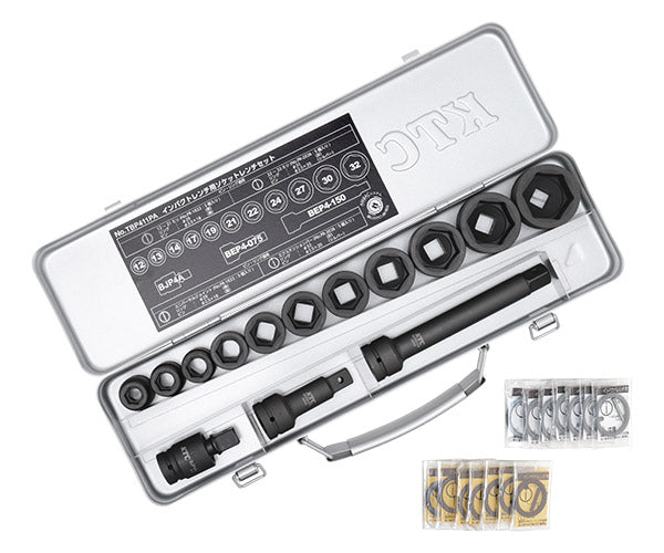 KTC 12.7sq インパクト用ソケットレンチセット スタンダード 14コ組 TBP411PA