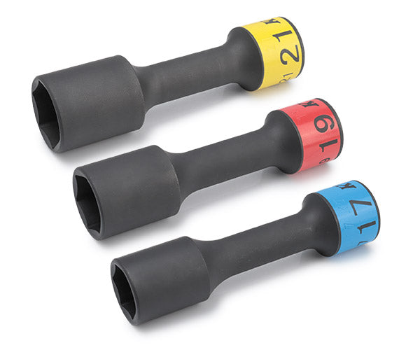 KTC 12.7sq. インパクトレンチ用ホイールナットソケットセット(ロング薄肉) TBP4903