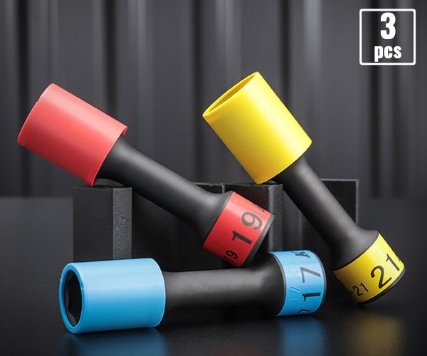 KTC TBP4903G 12.7sq. インパクトレンチ用ホイールガードソケットセット(ロング薄肉)