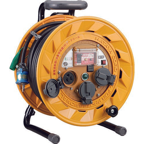 HATAYA(ハタヤ) BR型 単相100V型ブレーカーリール 30m 温度センサー・アースチェック付