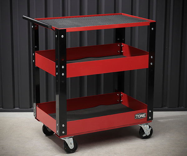 TONE 整備用工具セット ツールキャビン レッド 幅714×奥行441×高さ860mm (TC6101R)(4953488301656) トネ