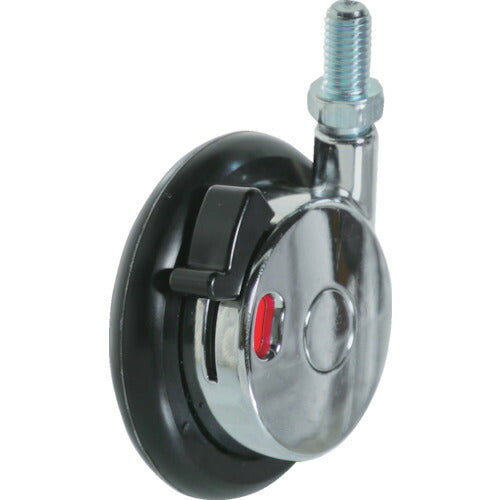 TRUSCO ネジ込ミ式ボールキャスター 63径 ボルトM8XP1.25 自在ブレーキ付キ TDBS63BM8XP1.25CHR トラスコ