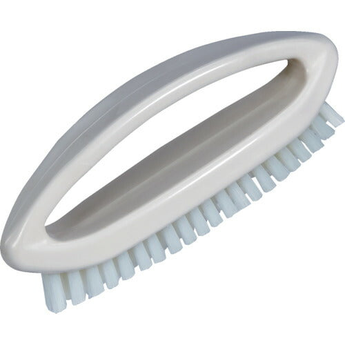 TRUSCO グリップ付ハンドブラシ HACCP対応 ホワイト THB-G-W