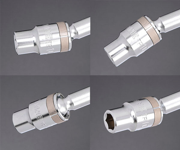 TONE T形フレックスレンチ(ボール式) 10mm (TF-10)(4953488009392) トネ