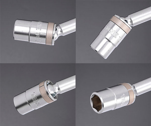 TONE T形フレックスレンチ(ボール式) 13mm (TF-13)(4953488009422) トネ