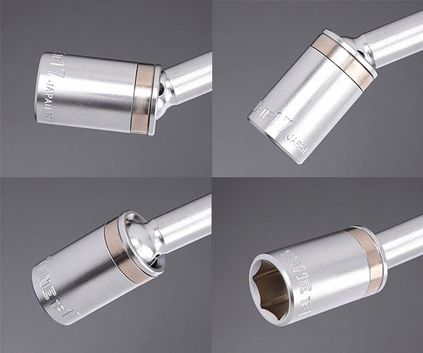 TONE T形フレックスレンチ(ボール式) 17mm (TF-17)(4953488009446) トネ