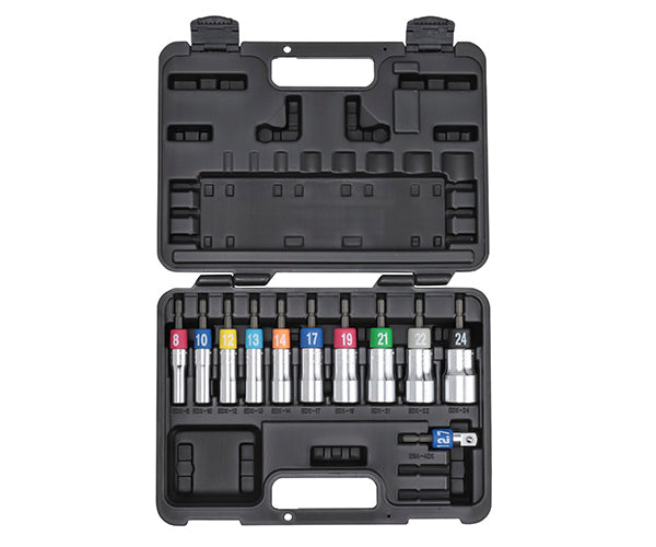 TOP 電動ドリル用アルファソケットセット EDX-824AS トップ工業 工具